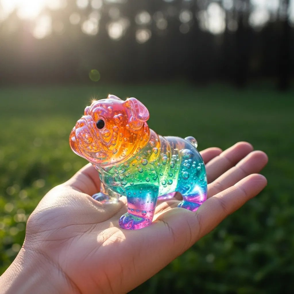 Colorful Dog Ornaments