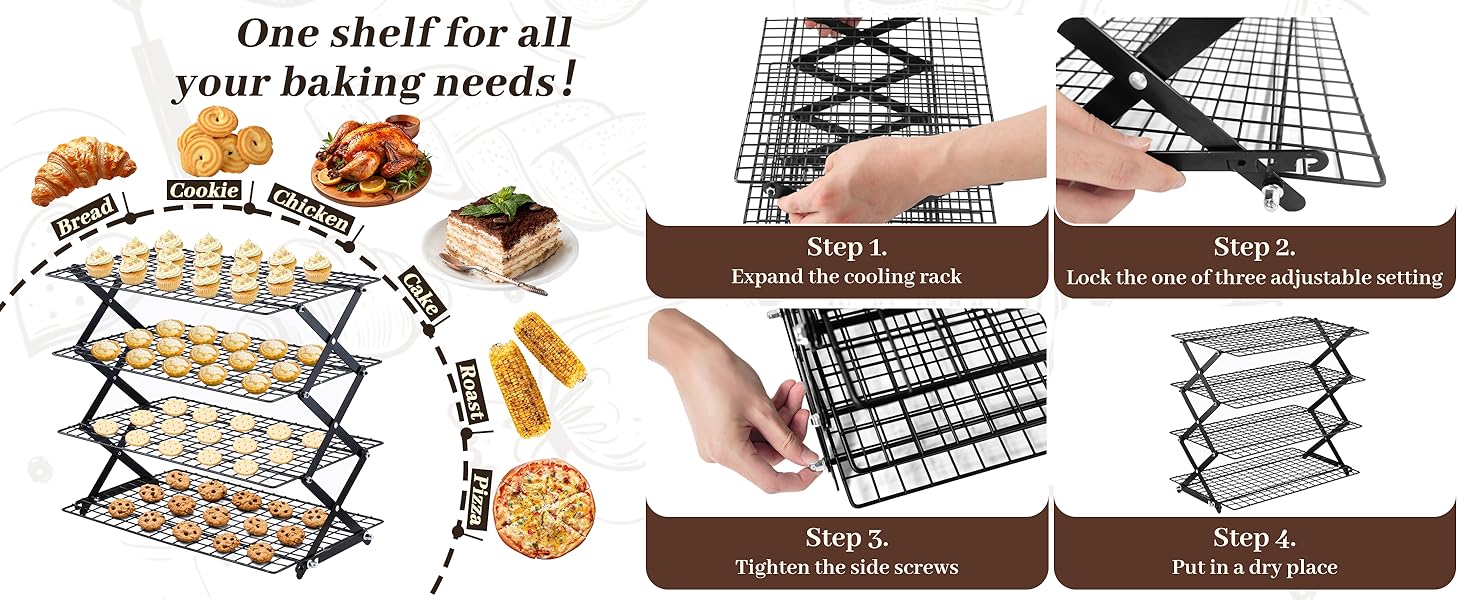 cooling racks,baking supplies cookie cooling racks for baking