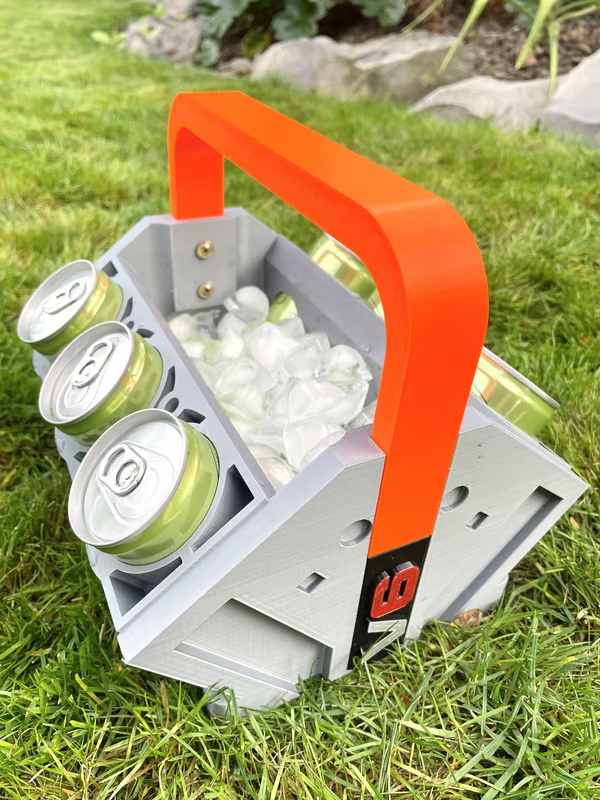 Car Engine Block cooler - Inspired Can Cooler Shaped Like Pistons