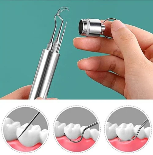 🔥49% OFF👍304 Stainless Steel Toothpick Set 7pcs Reusable