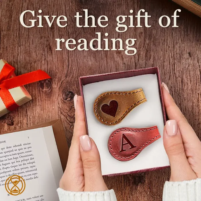 🔥Personalized Magnetic Leather Bookmark