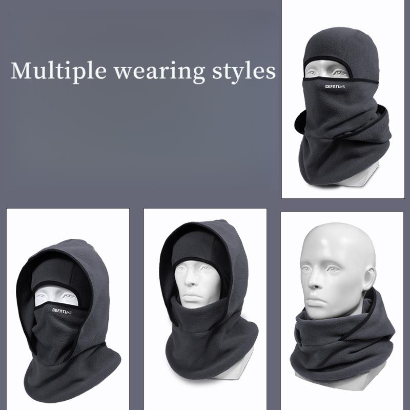 Winter Balaclava Face Mask - Cold Weather Windproof Fleece Lined Neck Gaiter