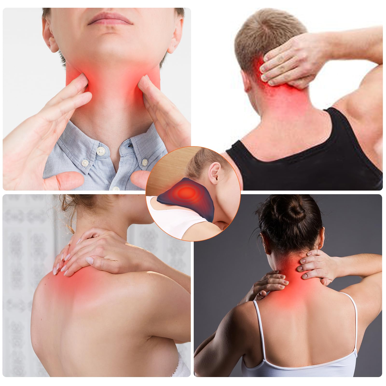 Neck Heating Brace for Neck Pain Relief