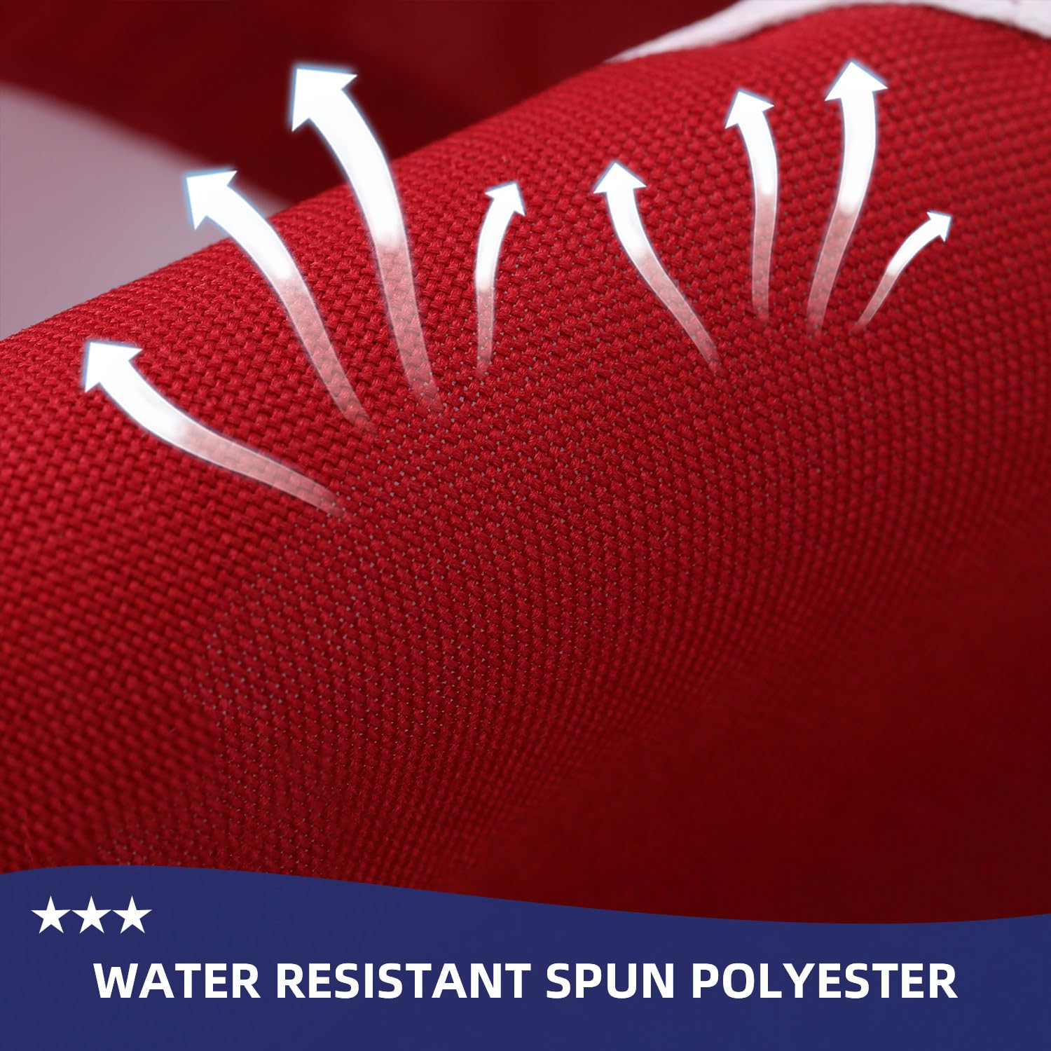 13 Star Embroidery 210D Polyester 1776 American Flag