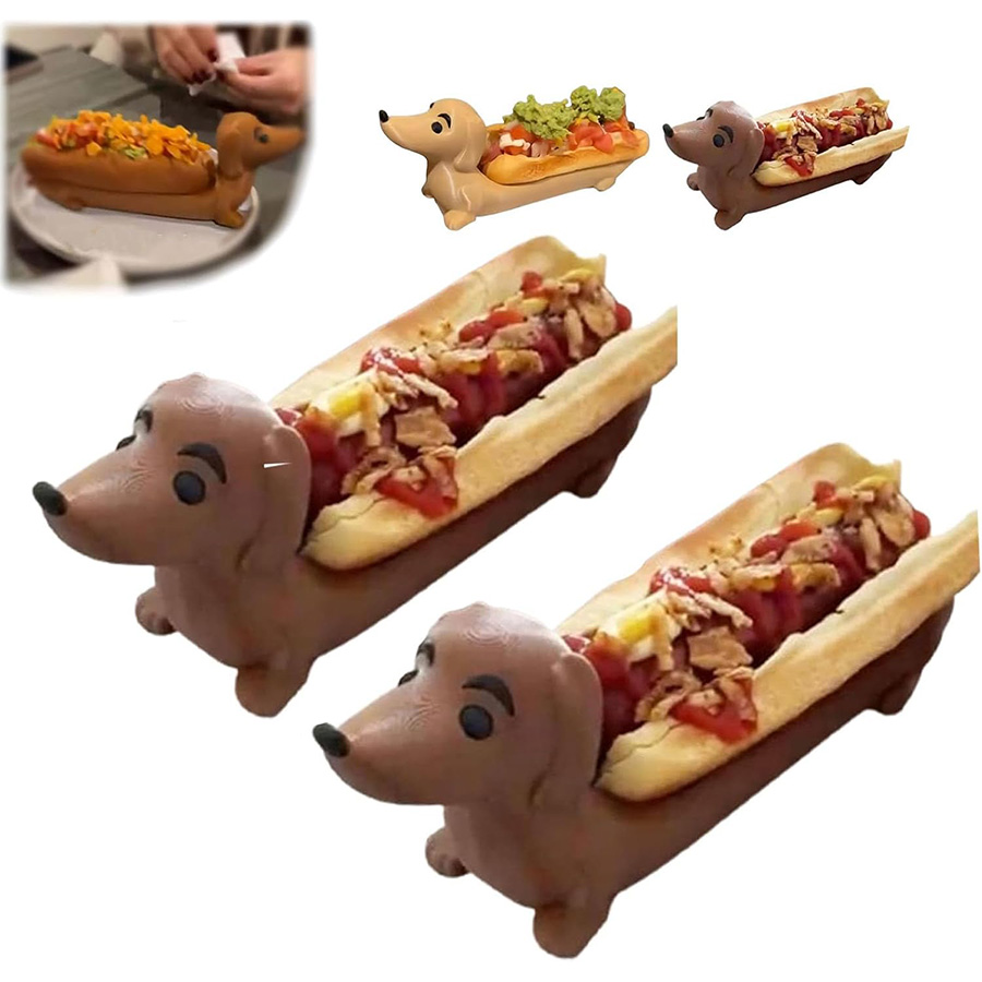 🐕🌭Unleash the Fun: Dog - Shaped Hot Dog Plates Are Here!