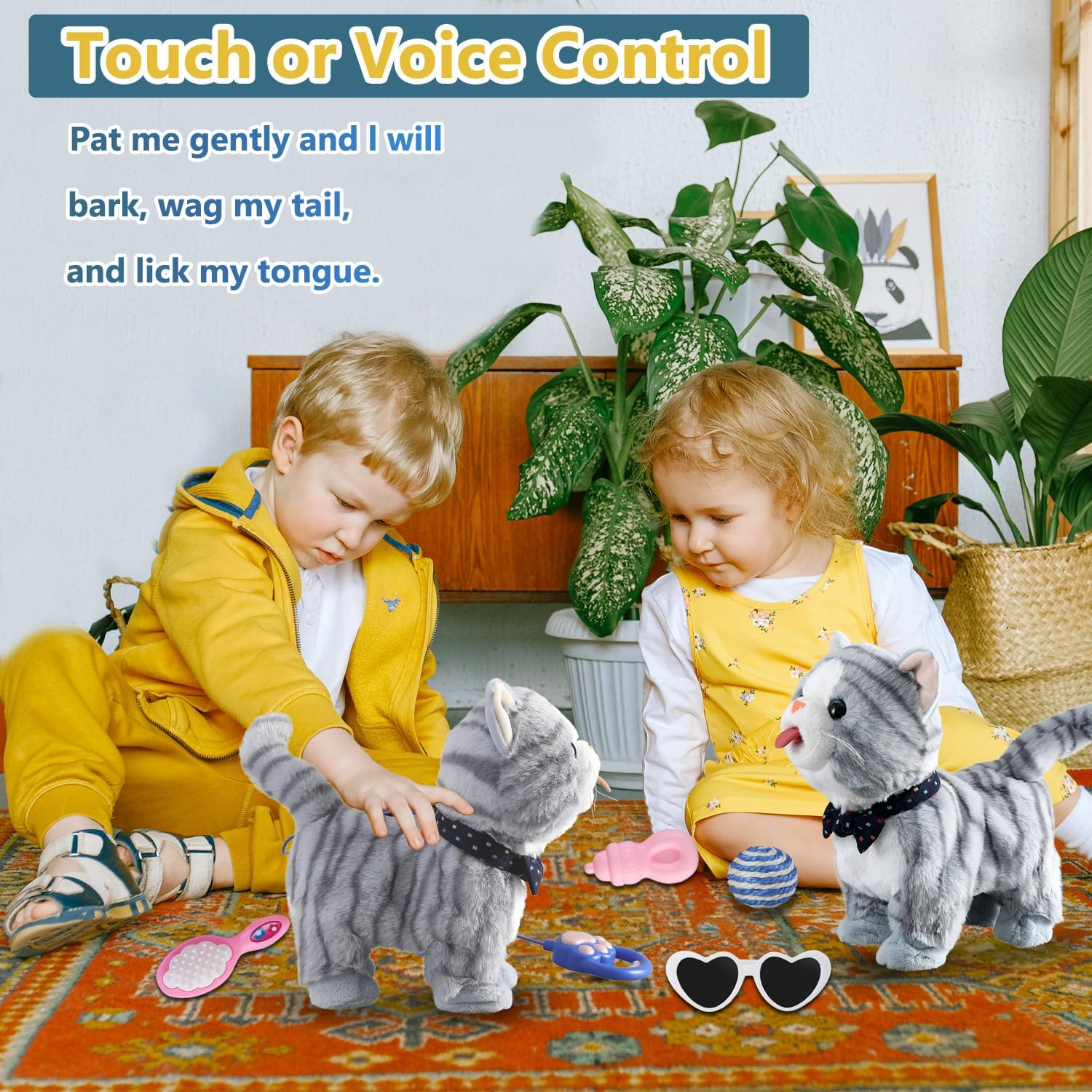 Walking Kitty Plush Toy