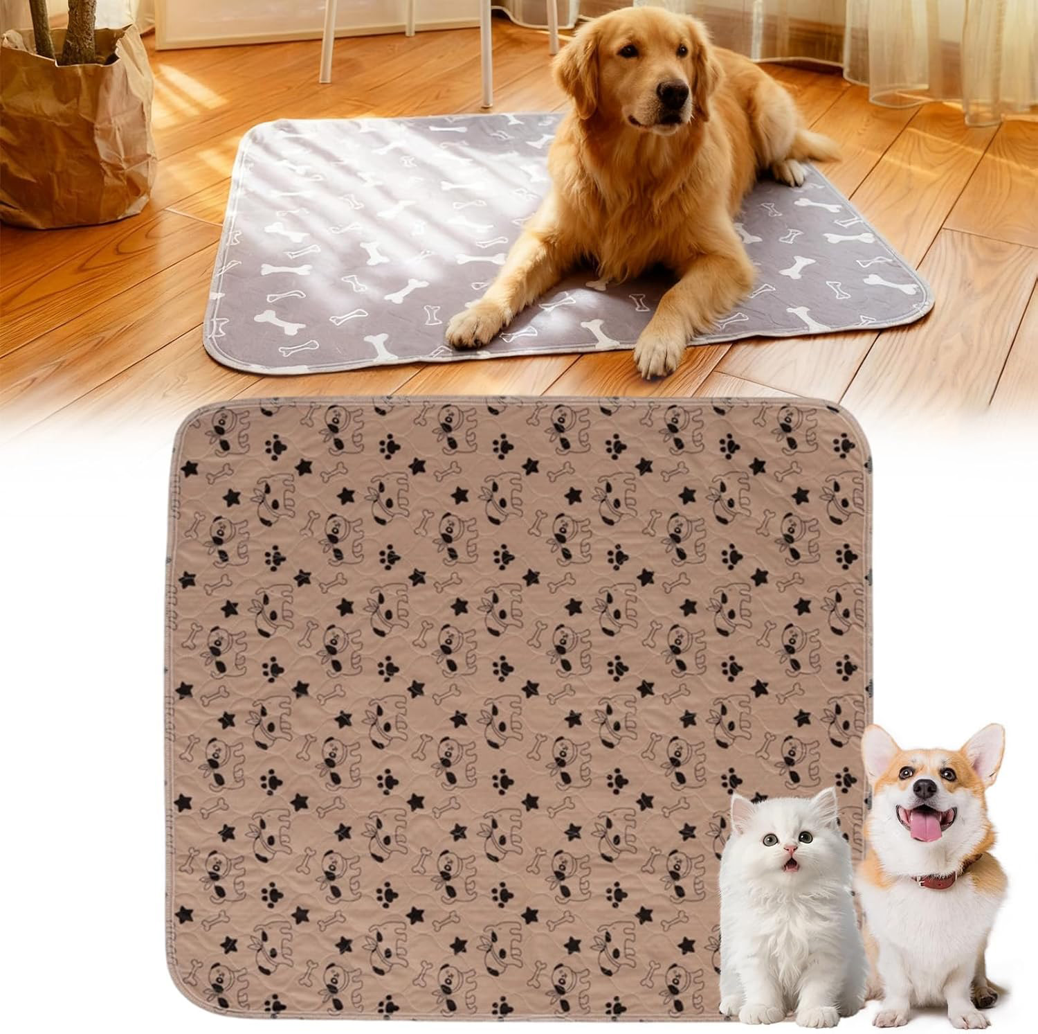 2026 Upgraded Washable Puppy Pad with Pheromones