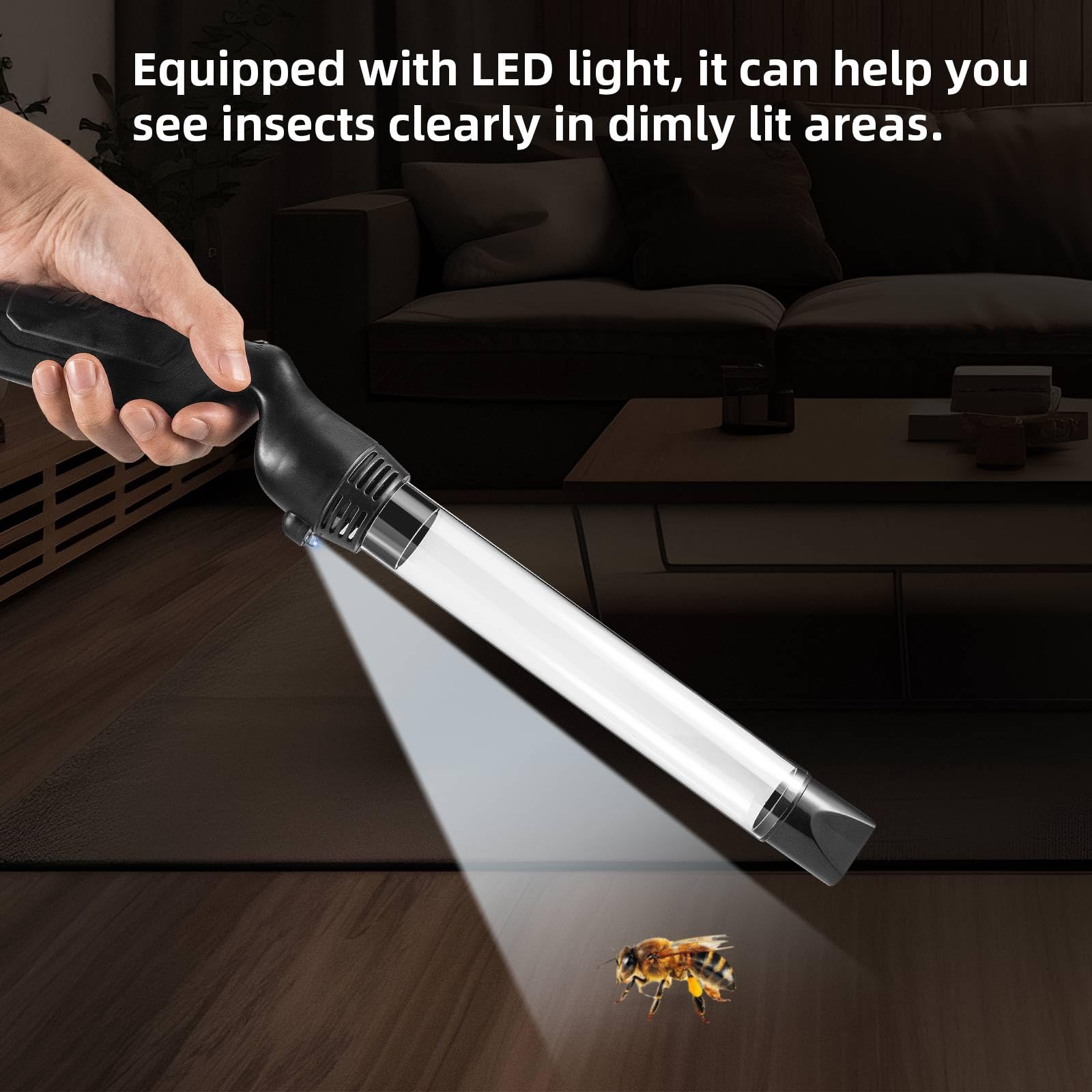 Cordless Bug Vacuum Catcher for Home Garden