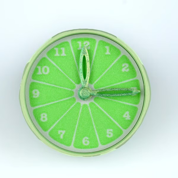 🍊Citrus Clock – Your Kitchen's New Conversation Starter!"​​ 🍋