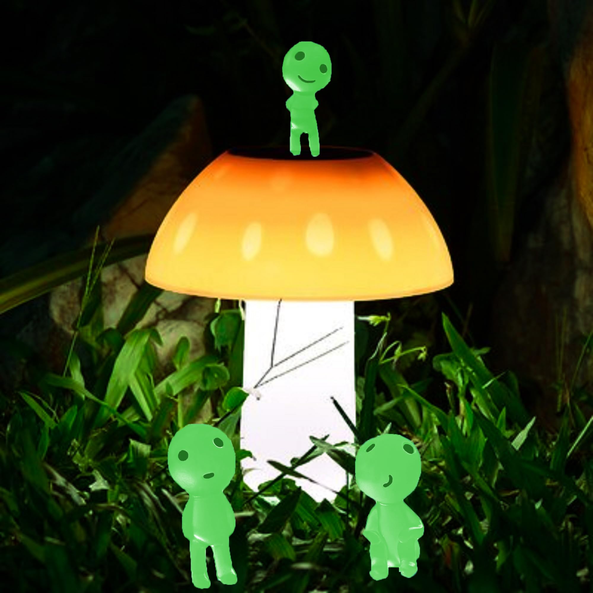 👻Luminous Ghost Tree Elves Glow in Dark Nightlight Pot Decor