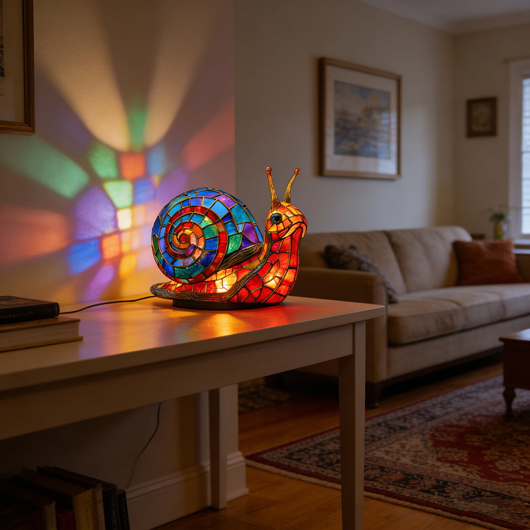 Handcrafted Stained Glass Mosaic Lamps