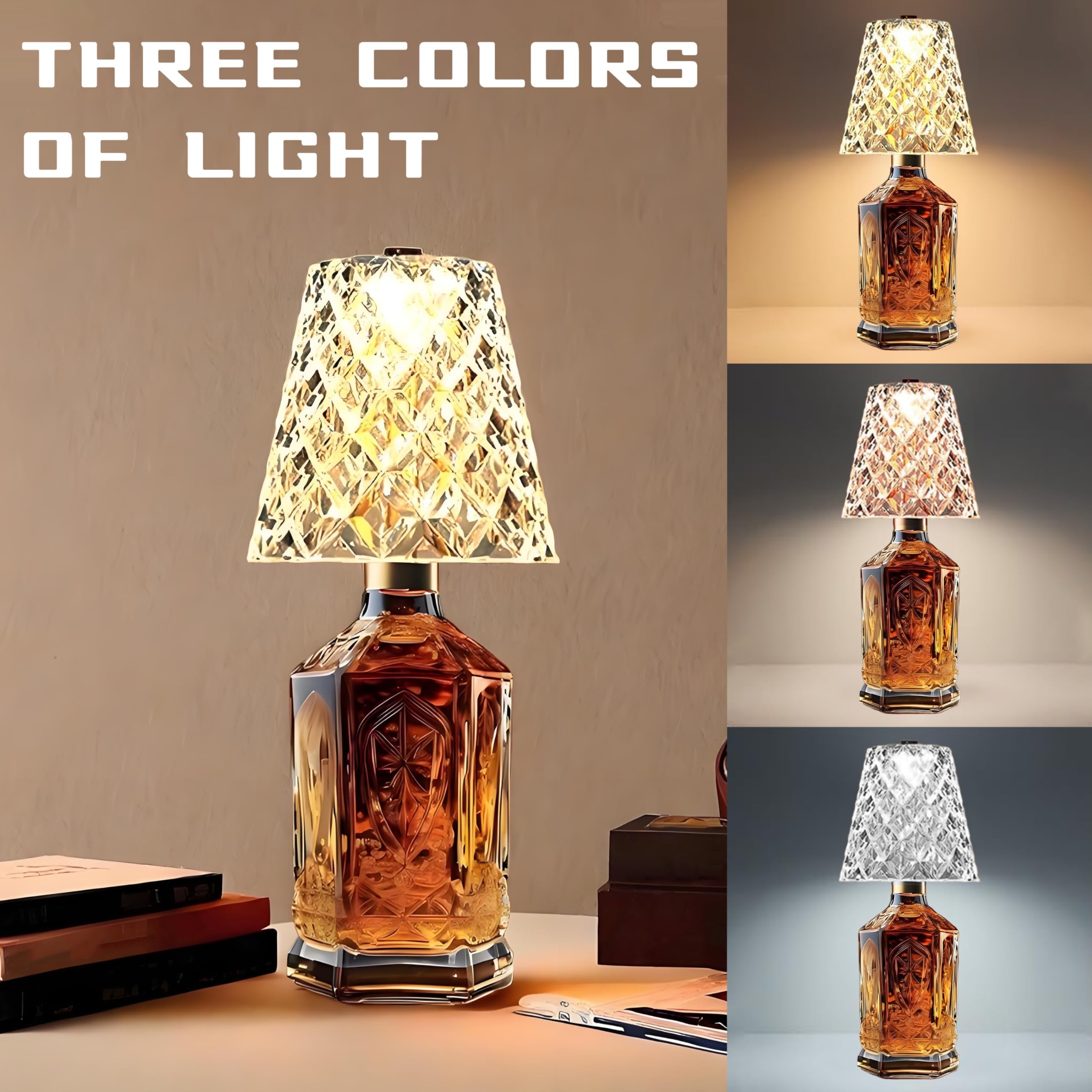 Cordless LED Wine Bottle Lamp 