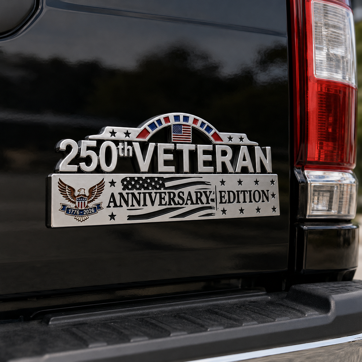 ★250th Anniversary Metal Flag Emblem★