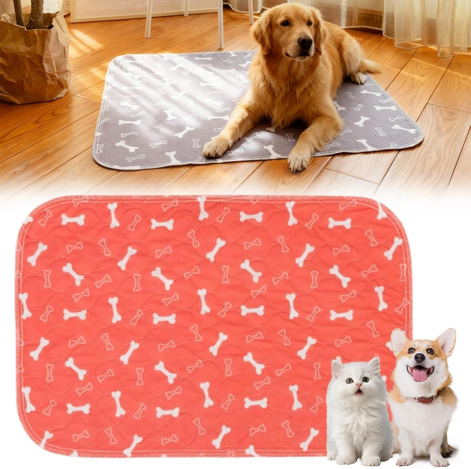 2026 Upgraded Washable Puppy Pad with Pheromones