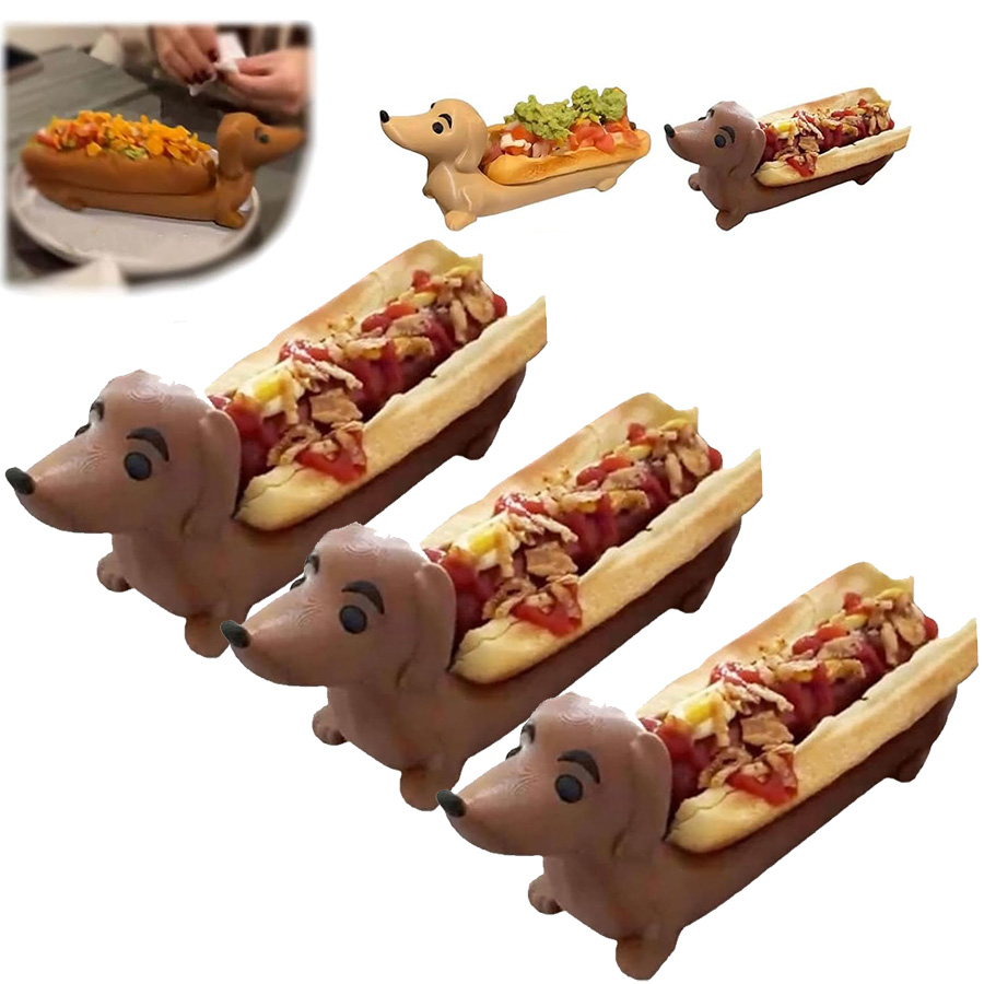 🐕🌭Unleash the Fun: Dog - Shaped Hot Dog Plates Are Here!
