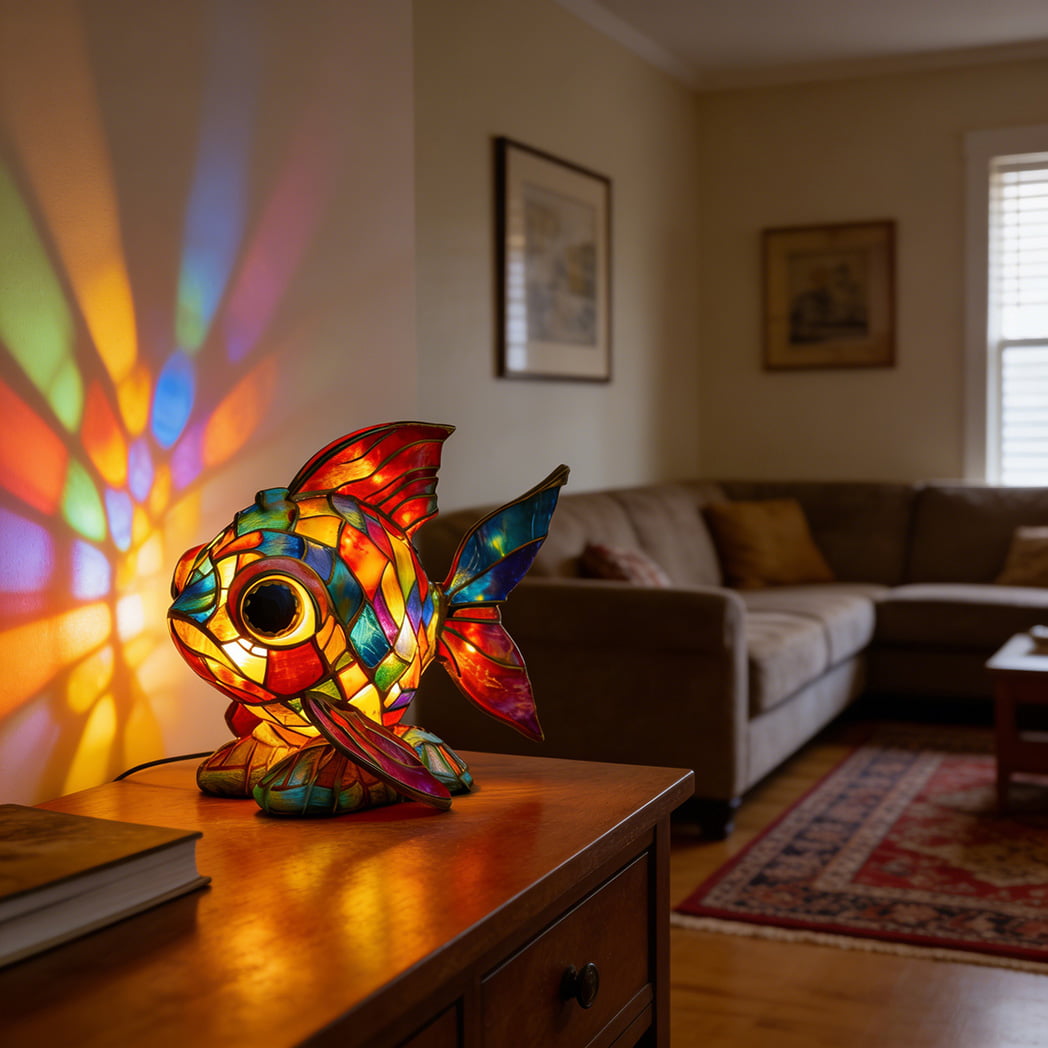 Handcrafted Stained Glass Mosaic Lamps