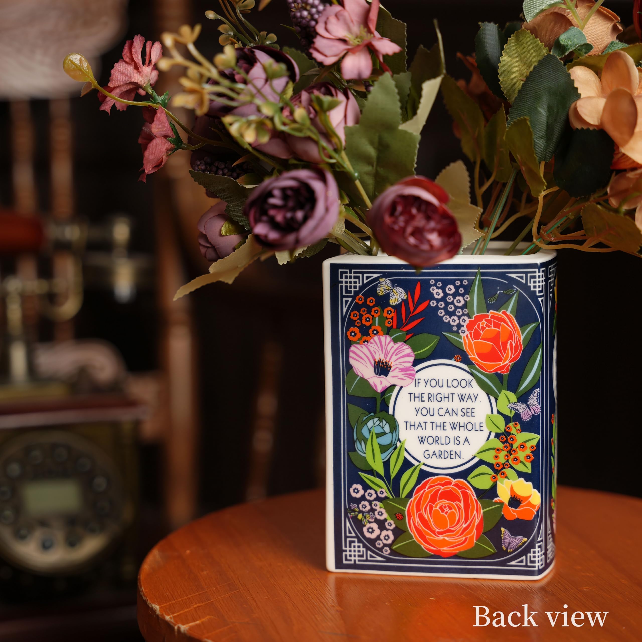 Original Book-Shaped Decorative Vase