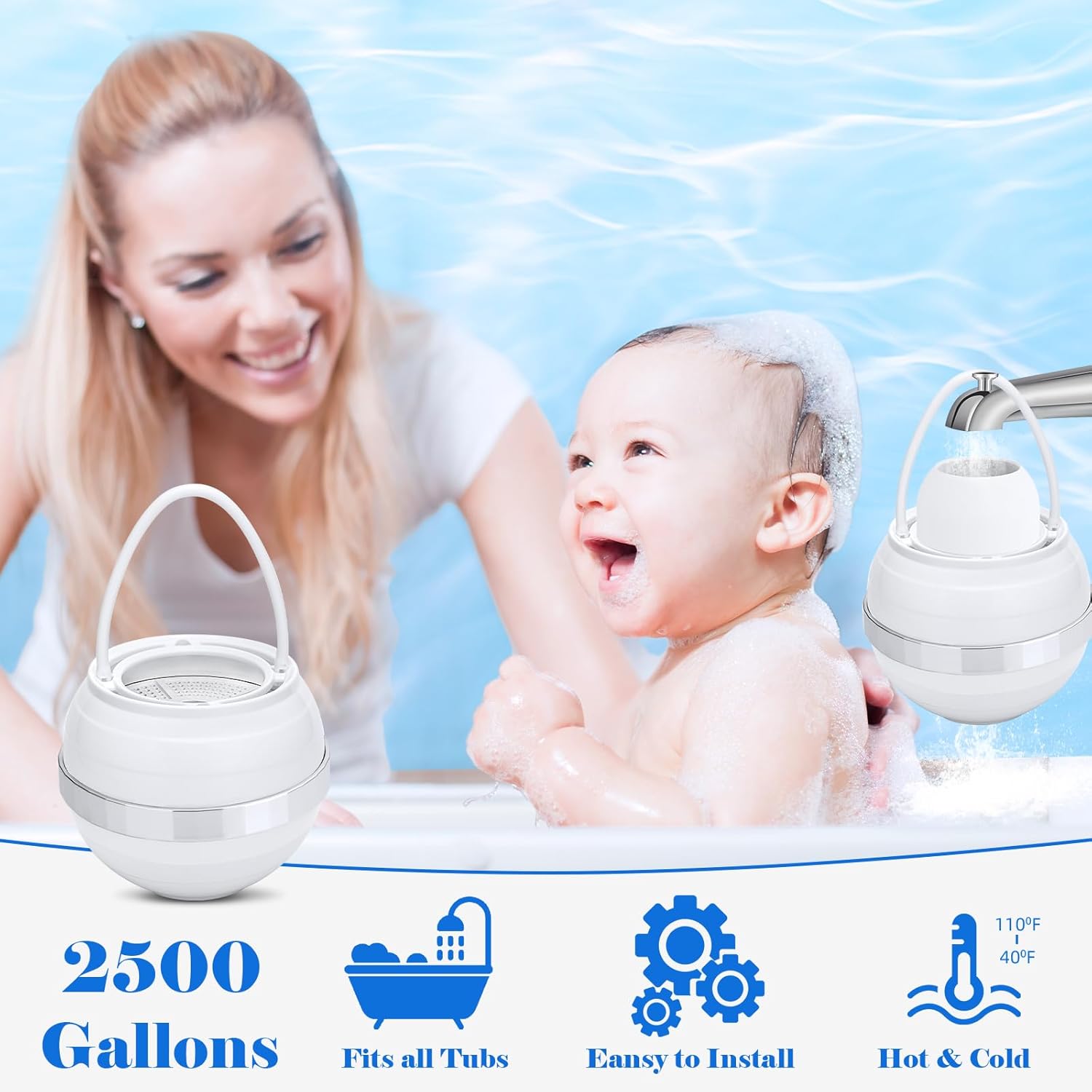 Tubo™ 2.0 Bath water filter