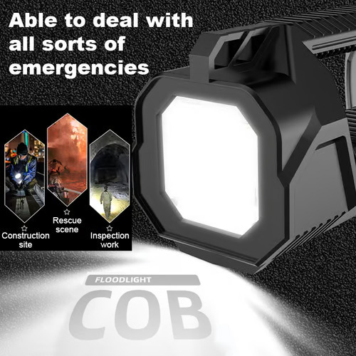 🔥1000000 lumens Waterproof Spot Lights Handheld Large searchlight for Power Outages Hurricane