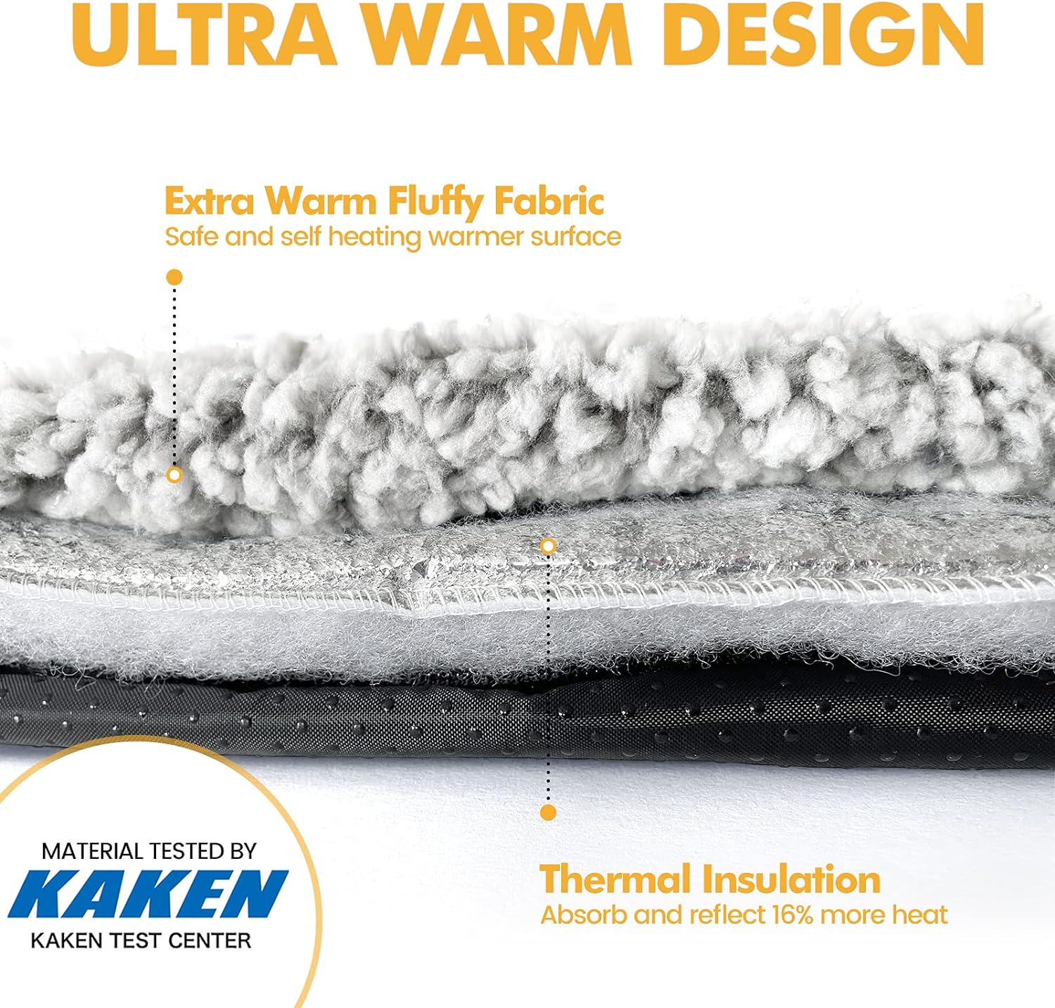 Chemistry-free and quiet Self Warming Cat Bed