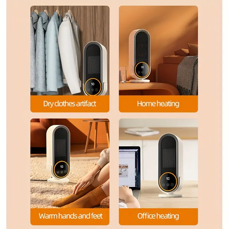 1200W PTC Flame Retardant Safe & Noise-Free Space Heater