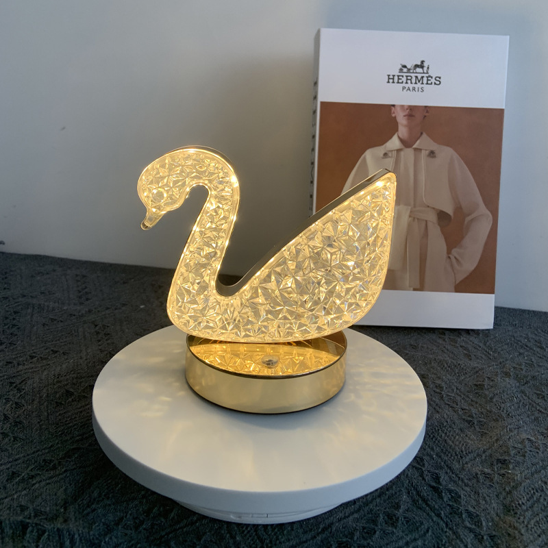 Cordless Crystal Touch Table Lamp