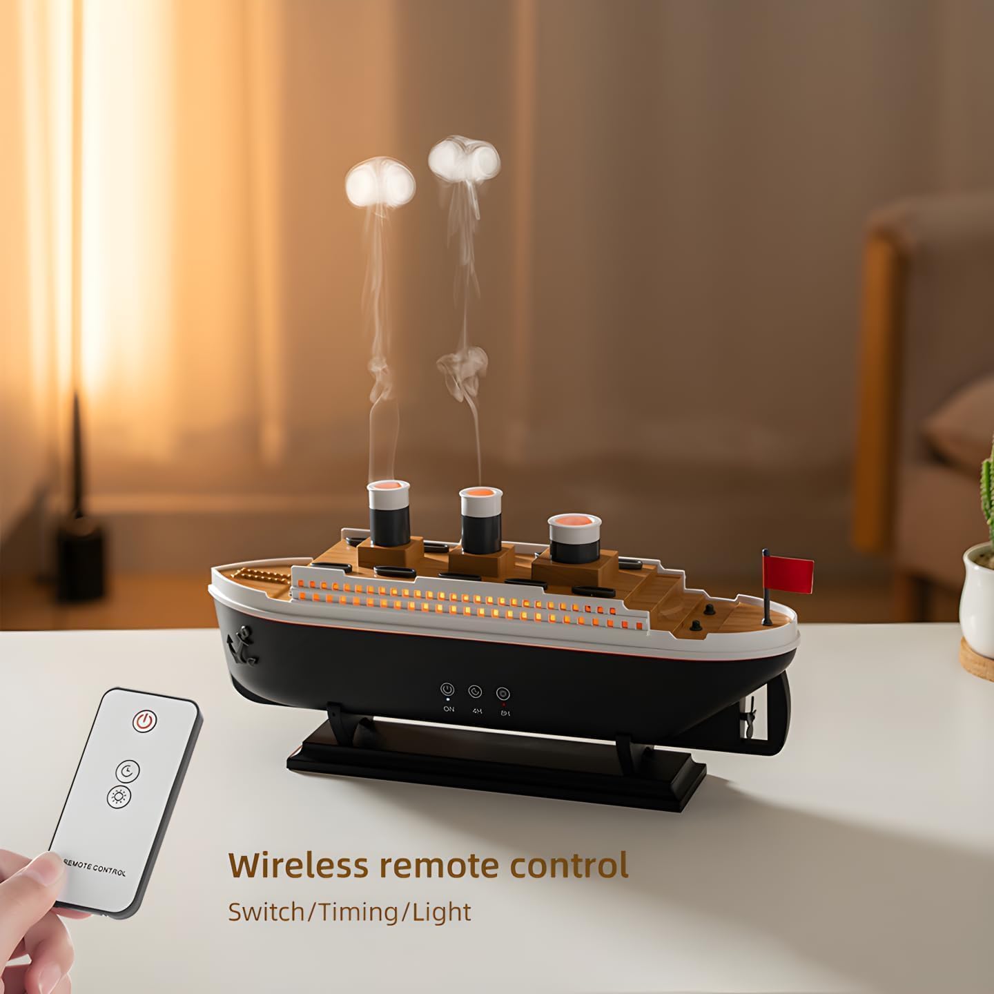 Titanic Ultrasonic Jellyfish Humidifier – Nostalgic Elegance Meets Smart Wellness