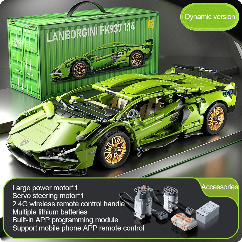 Cyberpunk Sport Car Building Block Sets – Future-Proof Your Creativity!