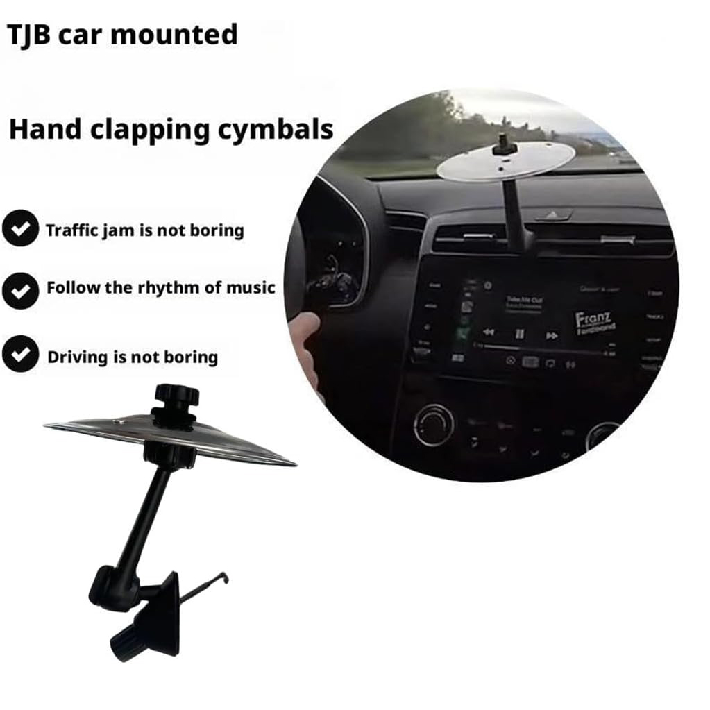 ​​🎵🚗Turn Every Commute into a Rock Concert— Portable Car Vent Crash Cymbal​