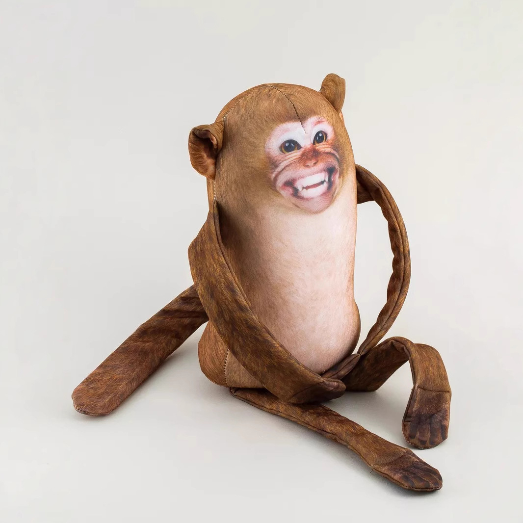 🐒❤️ Huggable Monkey Pillow Pal – Your Playful Cuddle Companion for Home, Travel & Beyond! 🛋️✈️