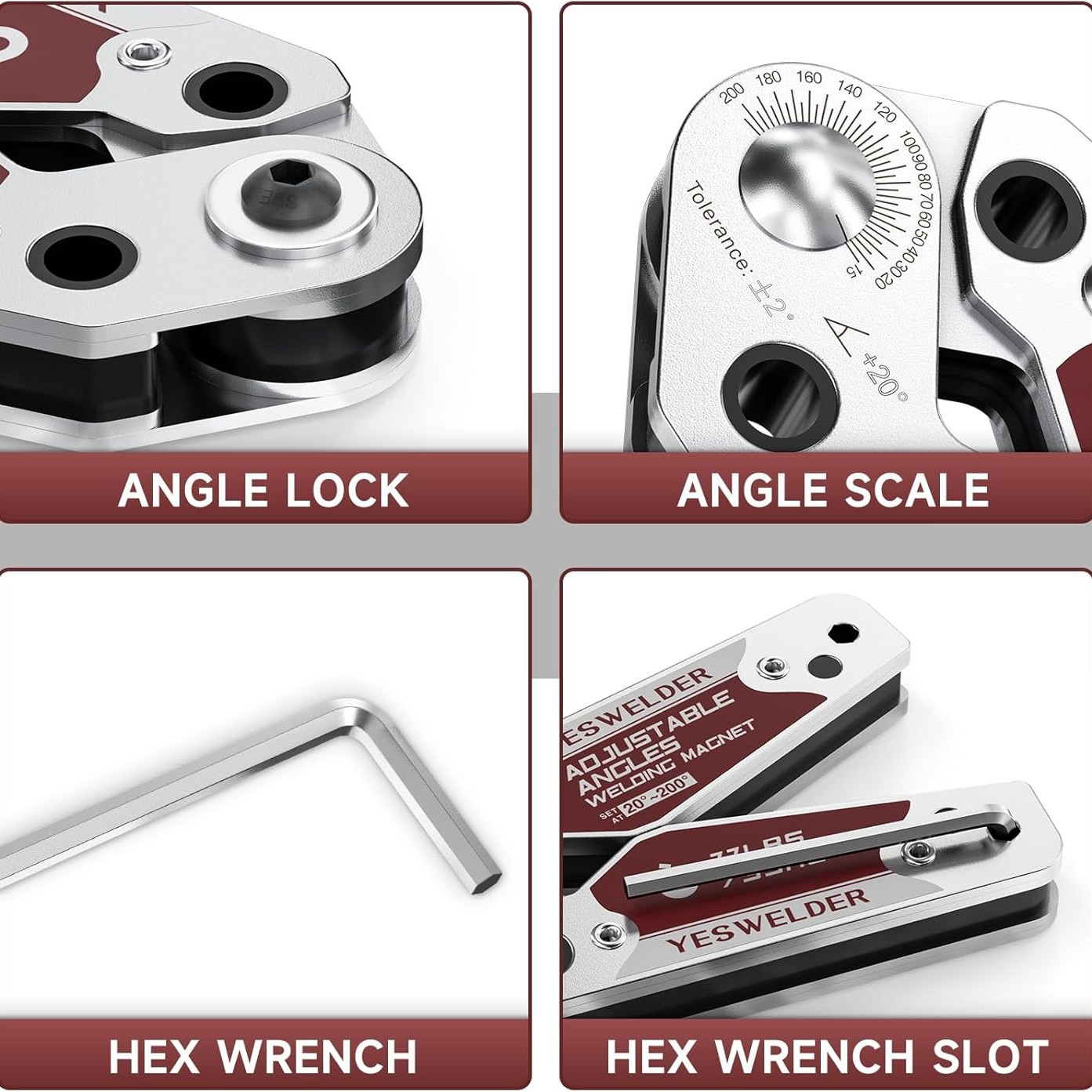 Adjustable Angle Welding Magnet