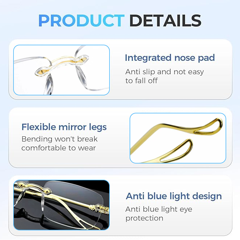 Intelligent Zoom Anti-Blue Light Presbyopia Glass