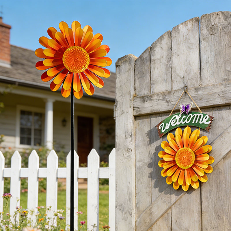 🌻 Sunflower Windmill – 2-in-1 Garden Decor ✨