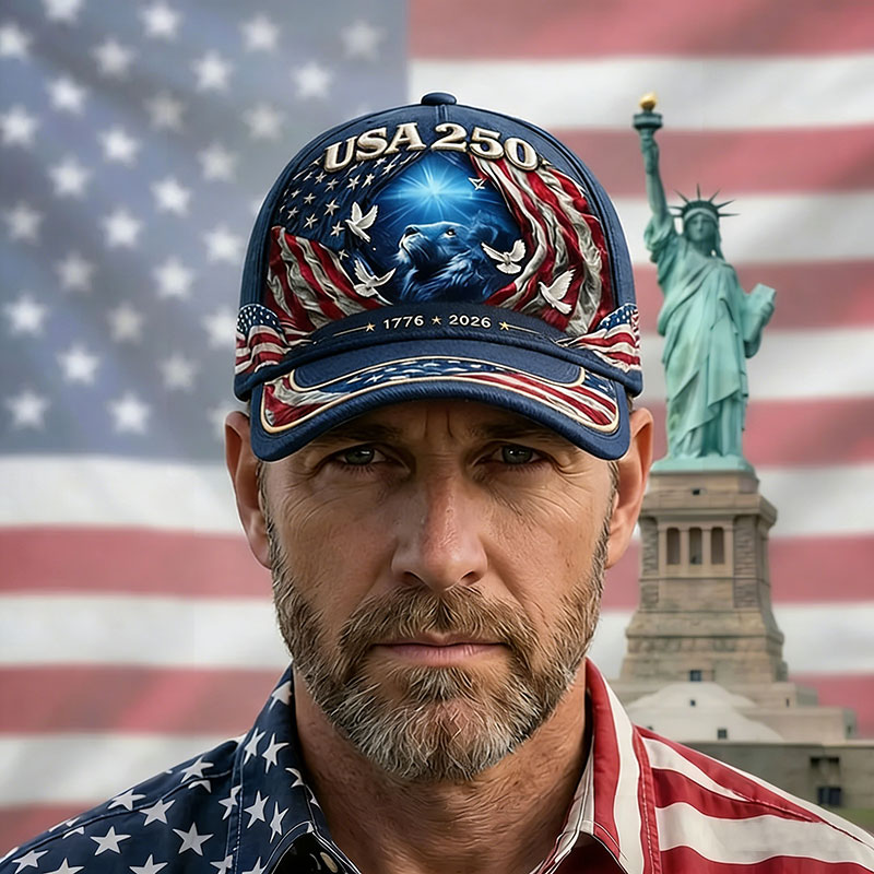 US 250th Anniversary Faith Art Print Hat