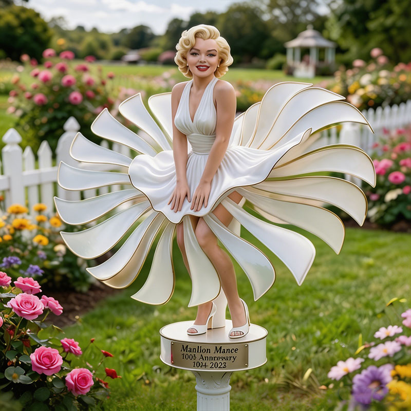 👑 Marilyn Monroe 100th Anniversary Garden Statue – Timeless Icon ✨