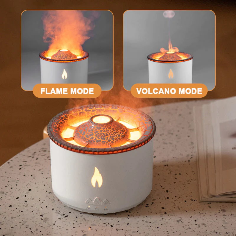 Volcanic Flame Humidifier with Remote