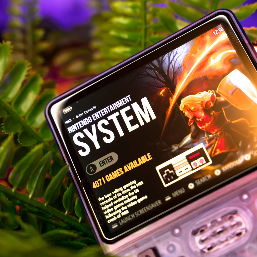 Retro Handheld 3D Video Game Console