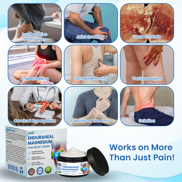 Magnesium Pain Relief Cream, Professional Joint & Bone Therapy Crem