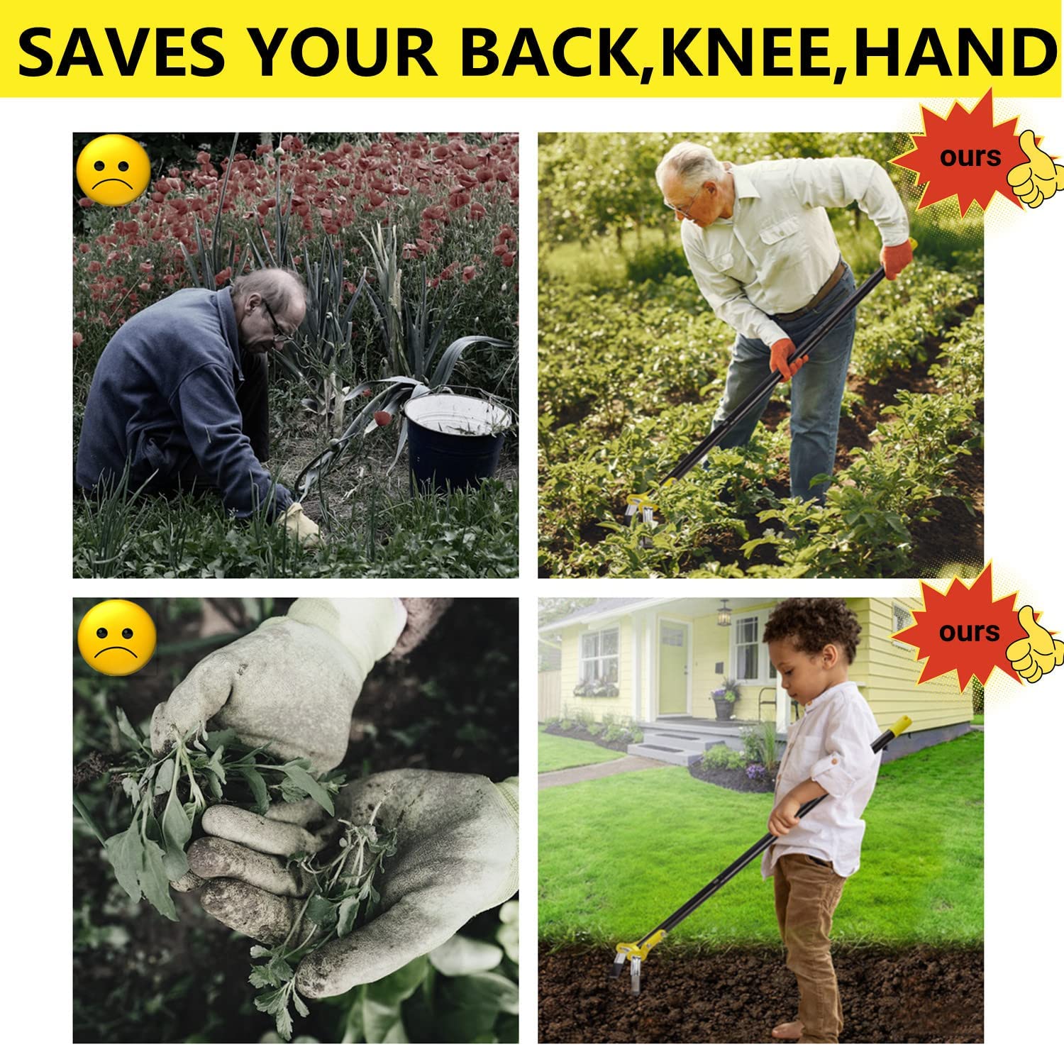 Scuffle Garden Hula Hoe