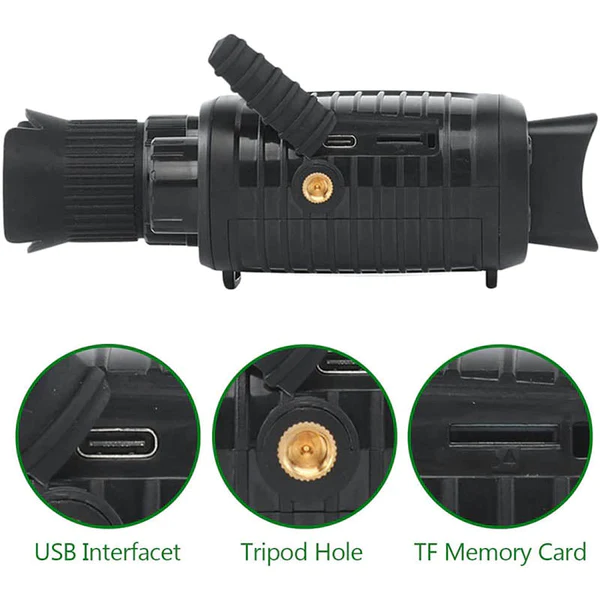 Digital Night Vision Monocular for 100% Darkness