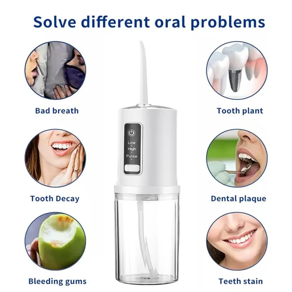 The Most Portable Cordless Water Dental Flosser