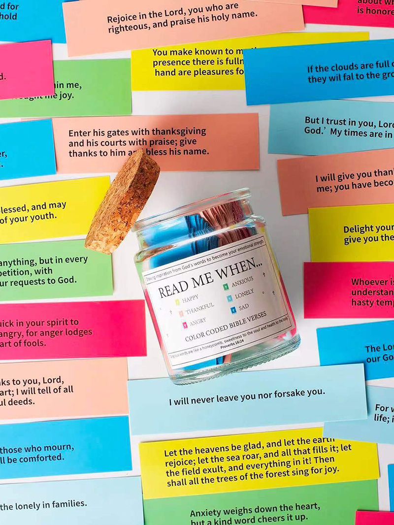 🌟Guide Your Life: The Hope Jar Bible Verses