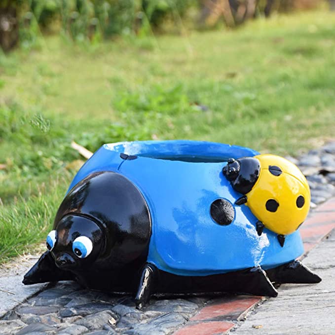 Cute Ladybug Flower Pot