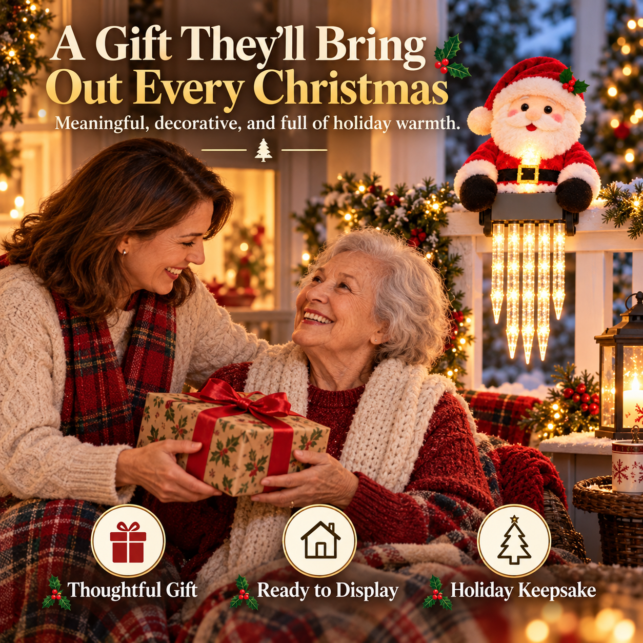 Christmas Outdoor Patio Decorative Lights