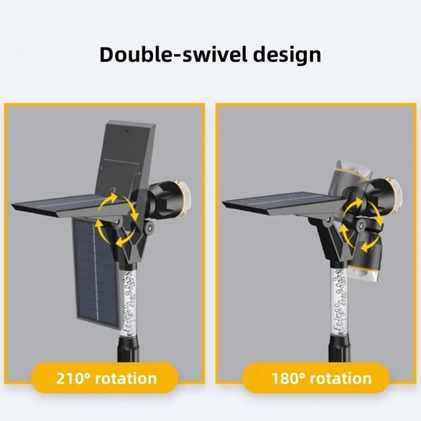 2025 Upgrade Solar Garden Spotlight-Wall Mounted & Ground Insert