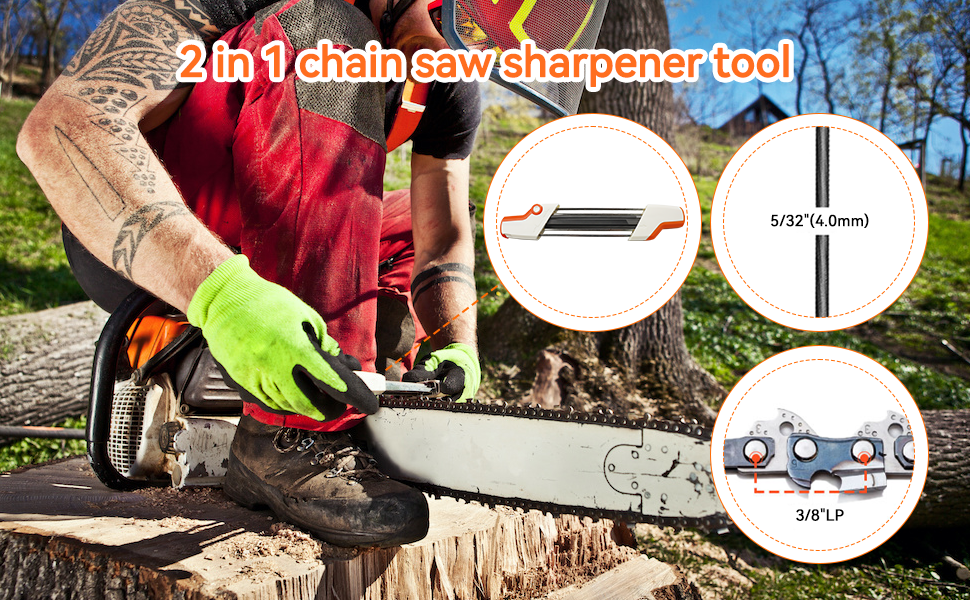 电锯链条磨刀器