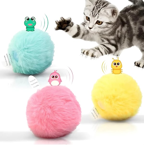 🔥Smart Interactive Ball Toy For Cat 1 SET(3PCS)
