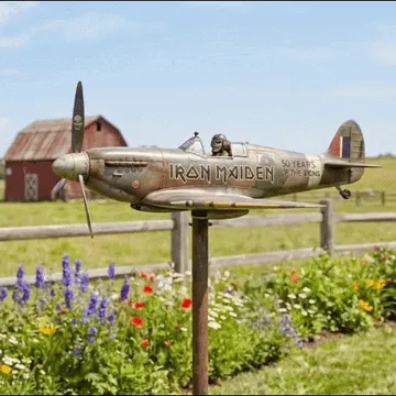 Iron Maiden 50th Anniversary Commemorative Garden Wind Spinner