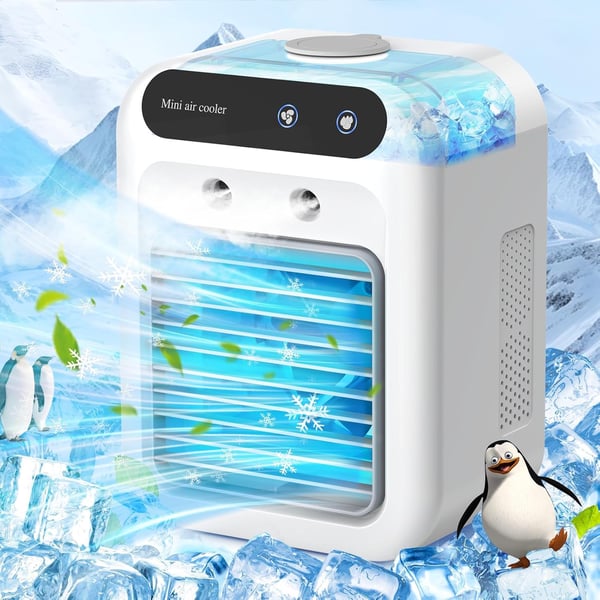 Portable AC with 2 Speeds & 2 Mist Modes