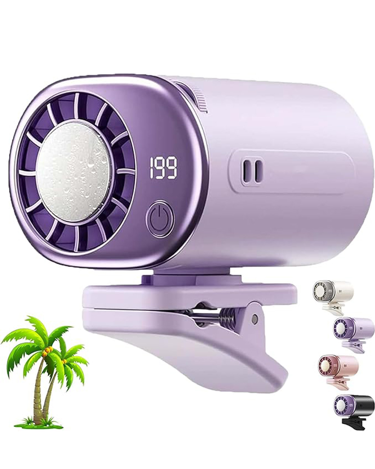 2026 Car Clip-On Air Conditioner Fan